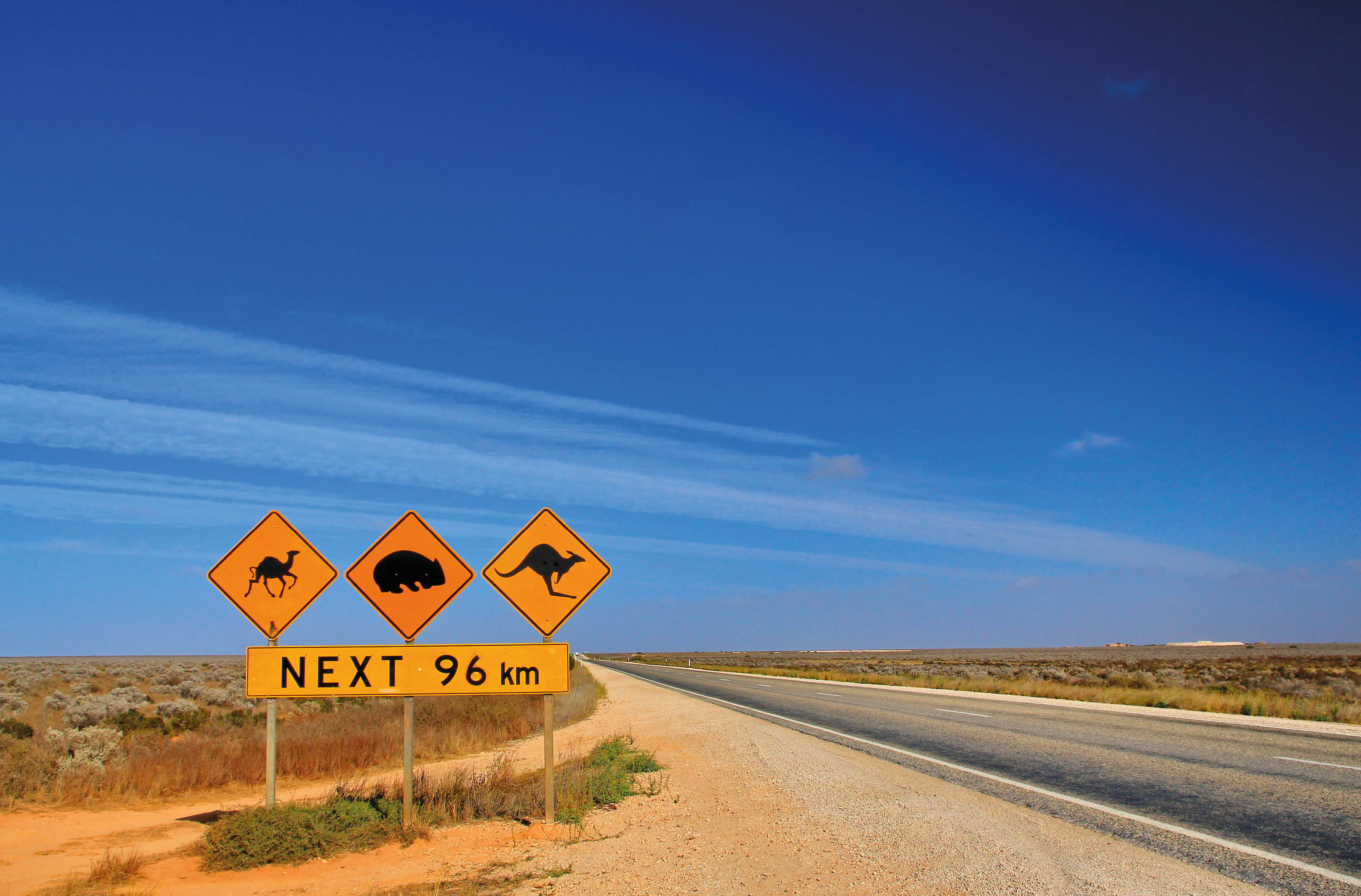 Endless flatness over the Nullarbor Plain