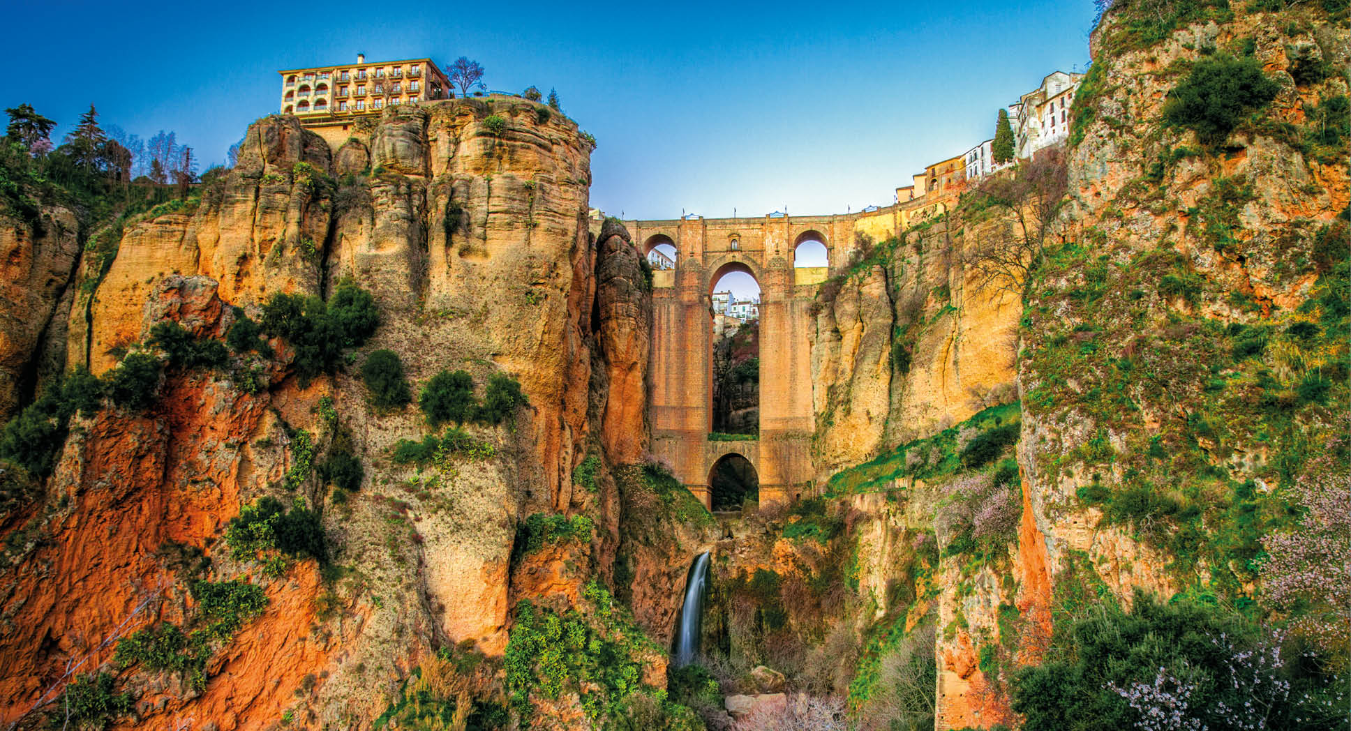 The village of Ronda in Andalusia, Spain. This photo made by HDR technic