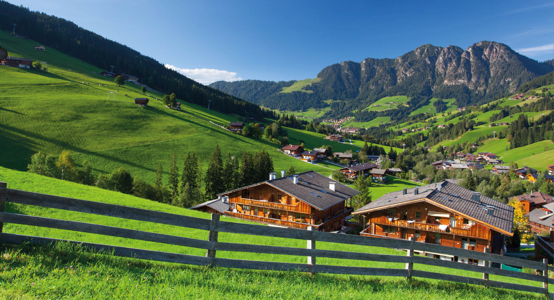 The village of Inneralpbach in Alpbach Valley,Austria,Tirol
