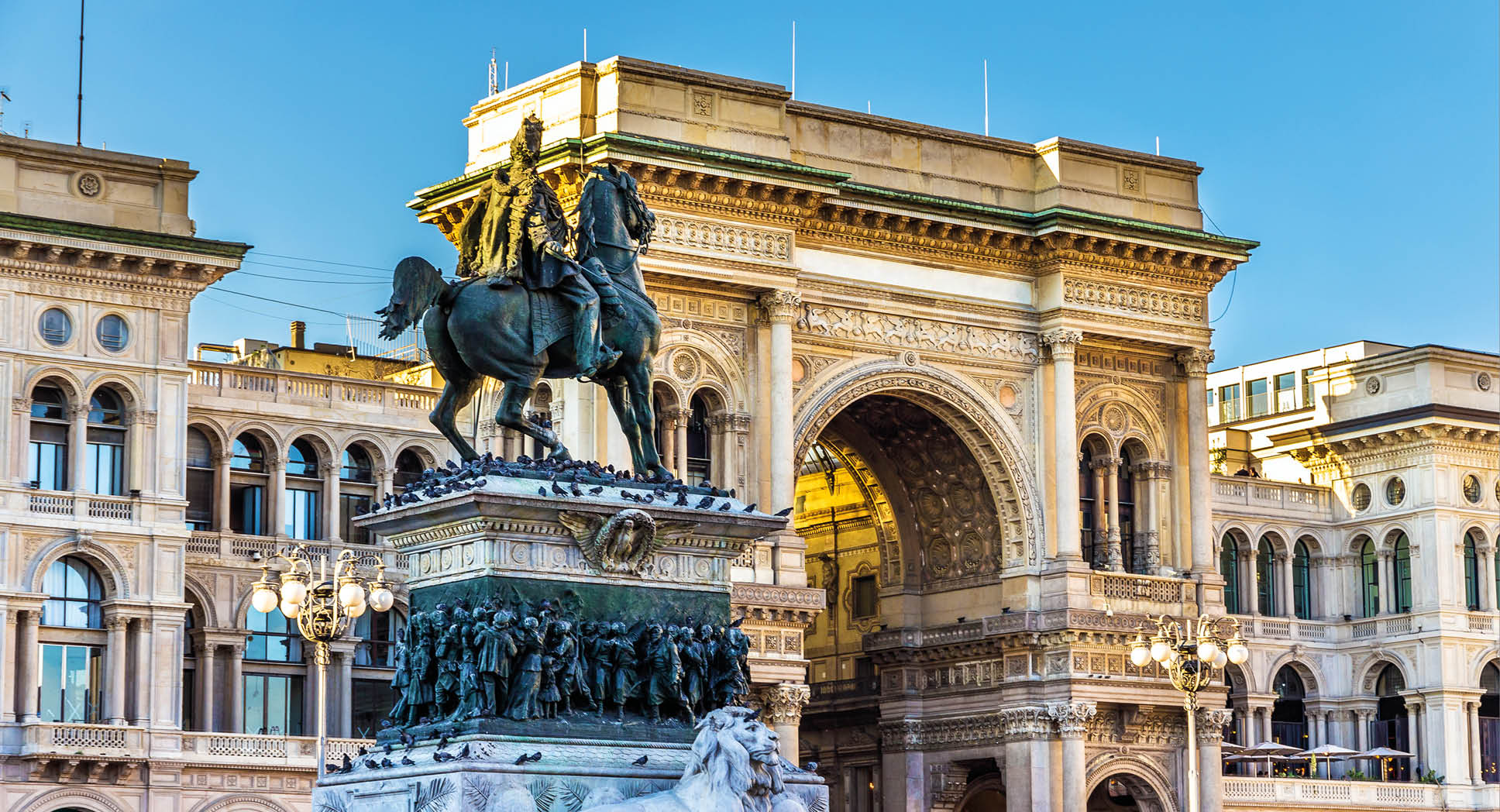 Galleria Vittorio Emanuele II in Milan, Italy