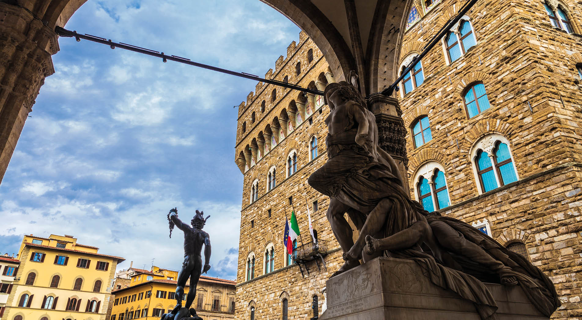 Loggia della Signoria in Florence, Italy