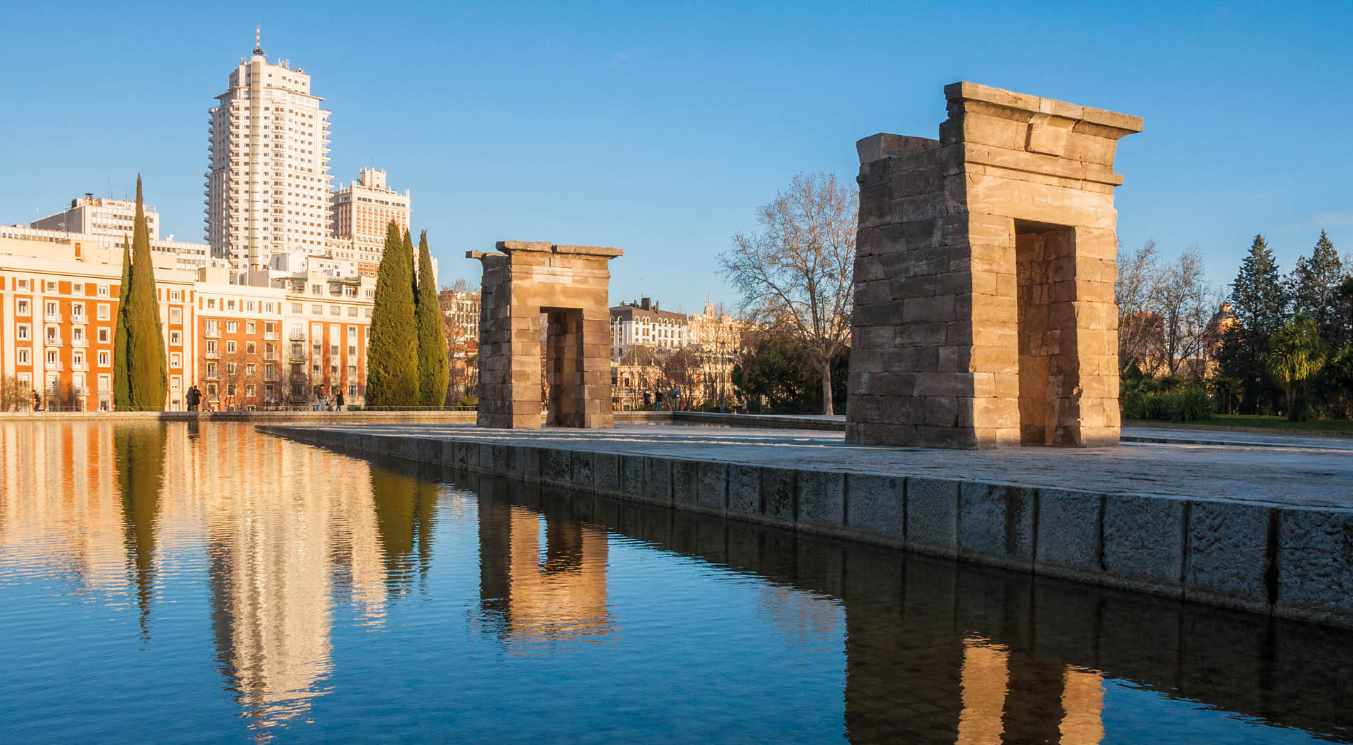 Debod temple, Madrid (Spain)