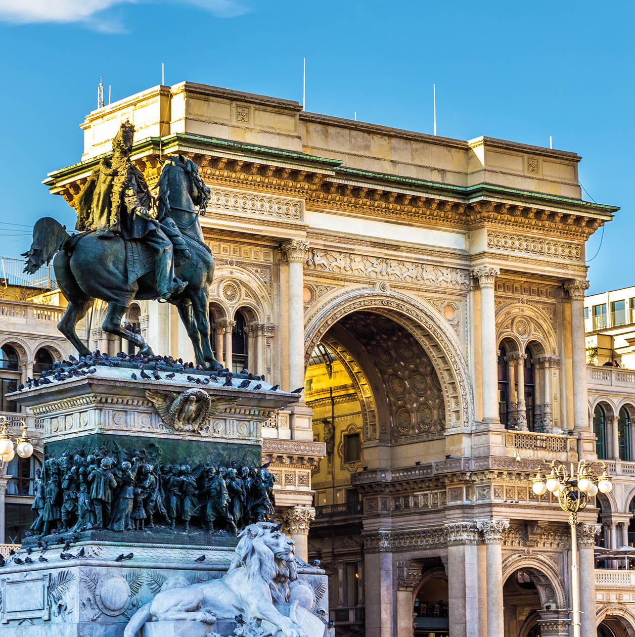 Galleria Vittorio Emanuele II in Milan, Italy