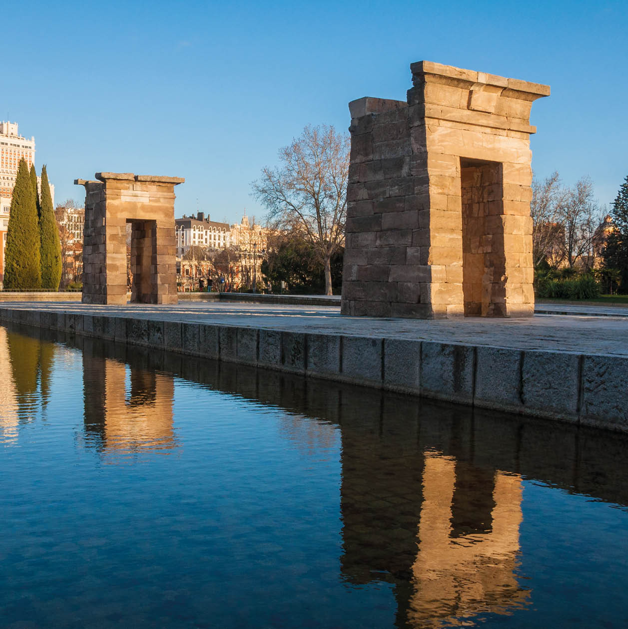 Debod temple, Madrid (Spain)