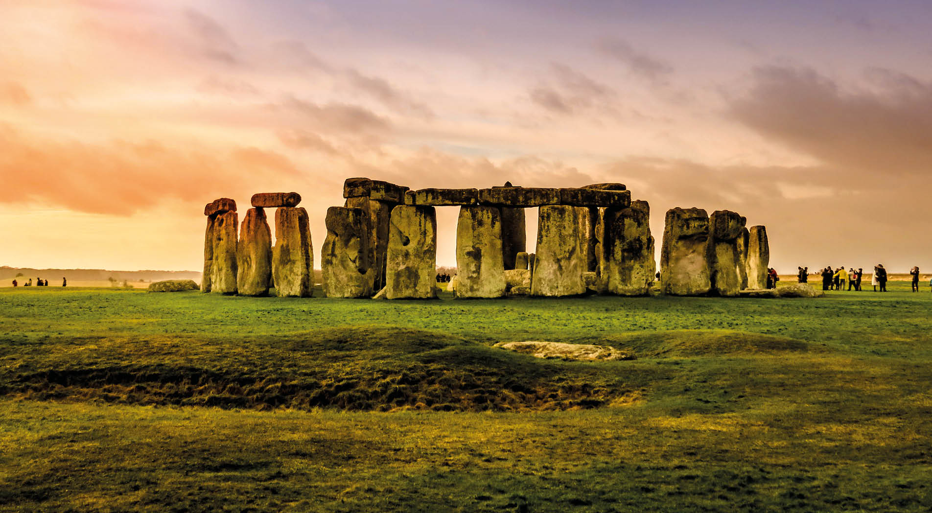 Stonehenge Sunset Landscape