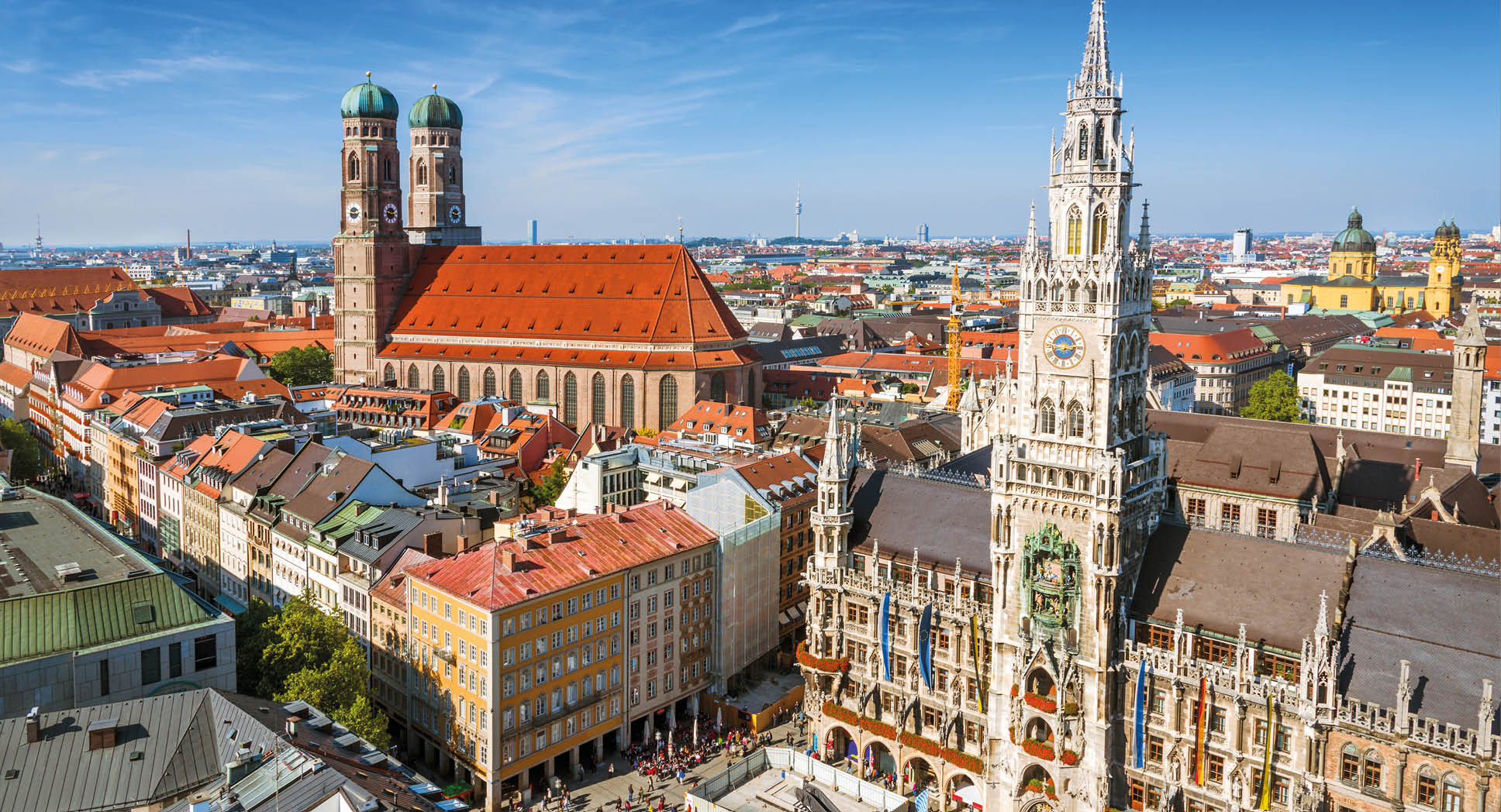 city hall at the Marienplatz in Munich, Germany