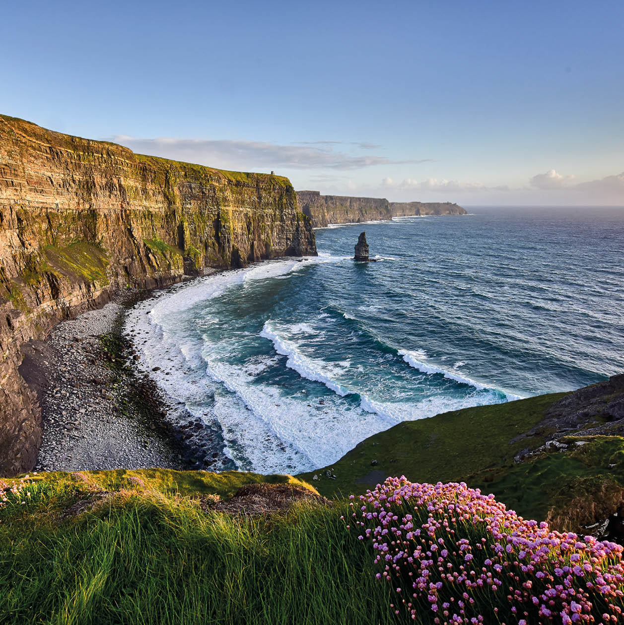 Cliffs of Moher at sunset, Co. Clare
