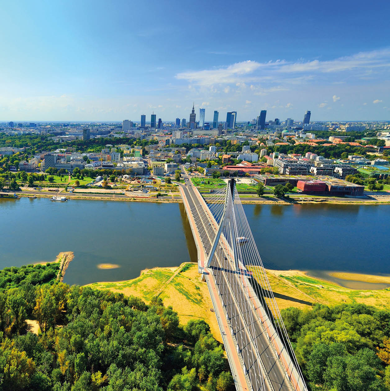 Warsaw - bird's-eye view.