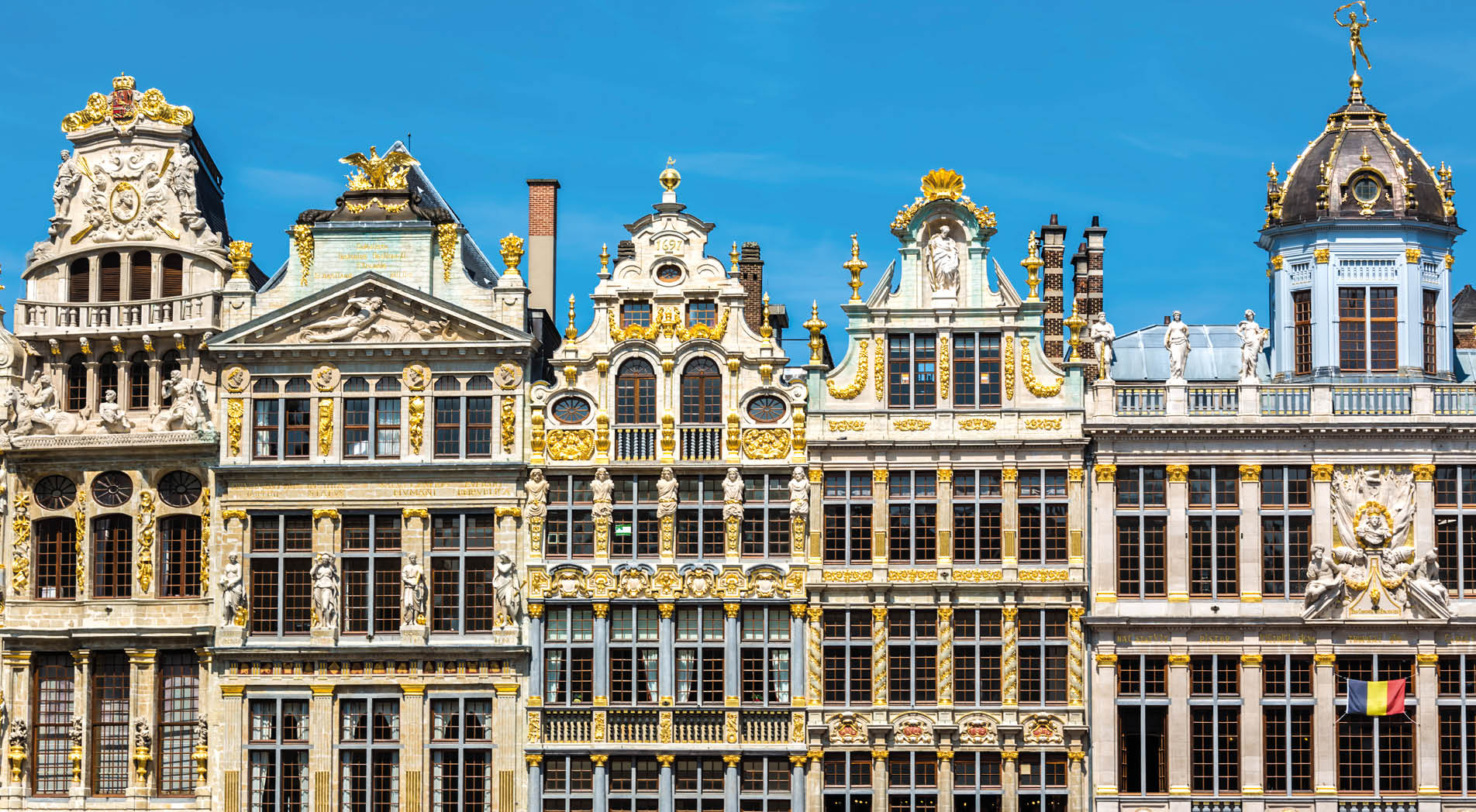 Guild houses in Brussels.
