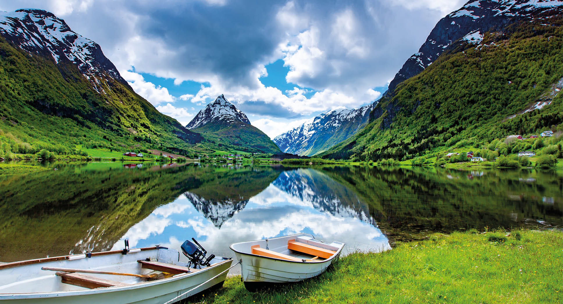 Beautiful Nature Norway natural landscape.