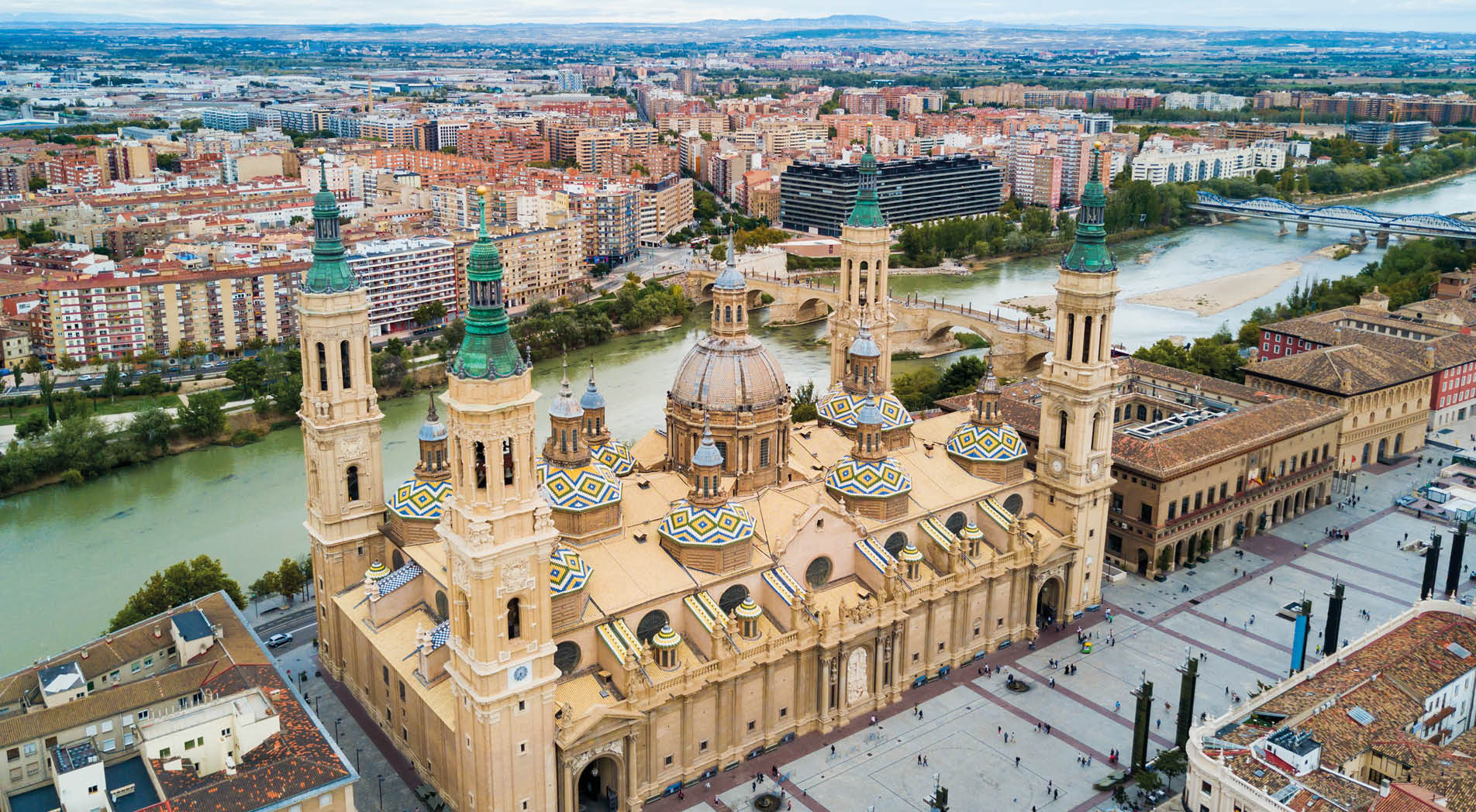 The Cathedral Basilica of Our Lady of the Pillar is a Roman Catholic church in the city of Zaragoza in Aragon region of Spain
