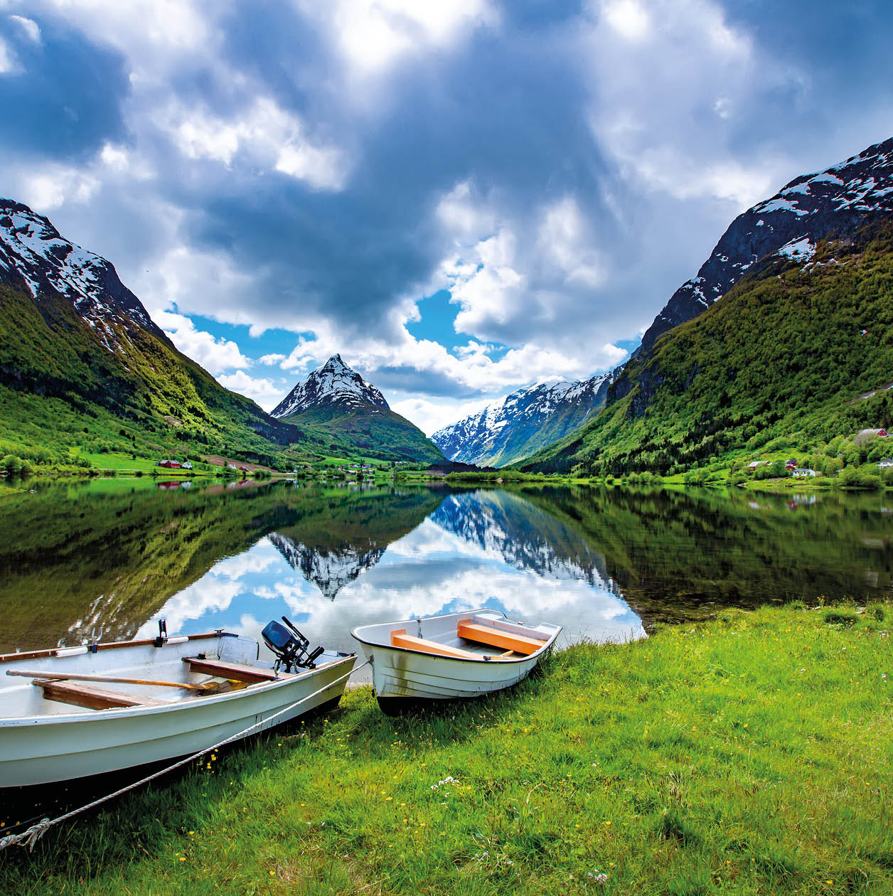 Beautiful Nature Norway natural landscape.