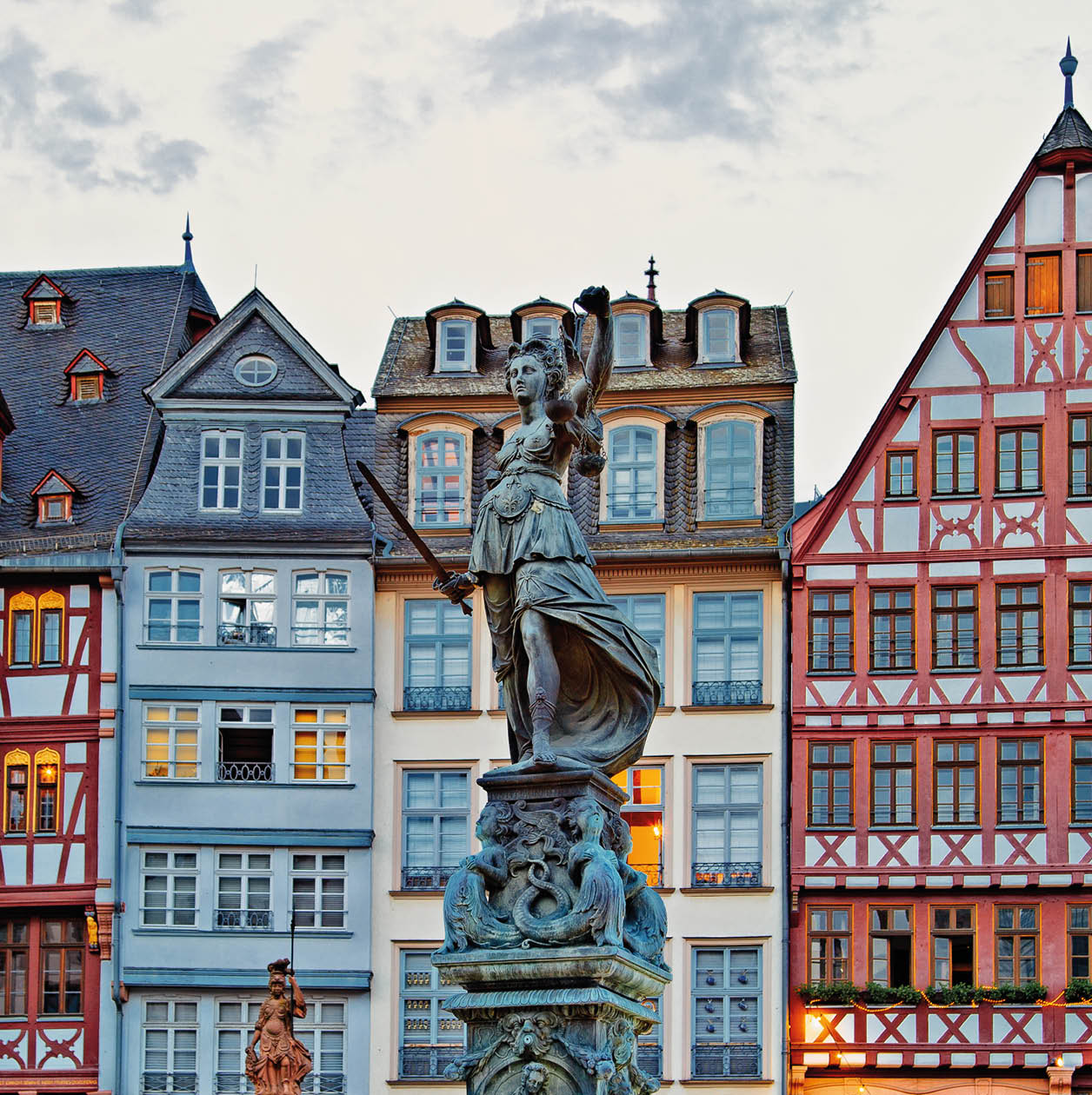 Town square romerberg Frankfurt, Germany