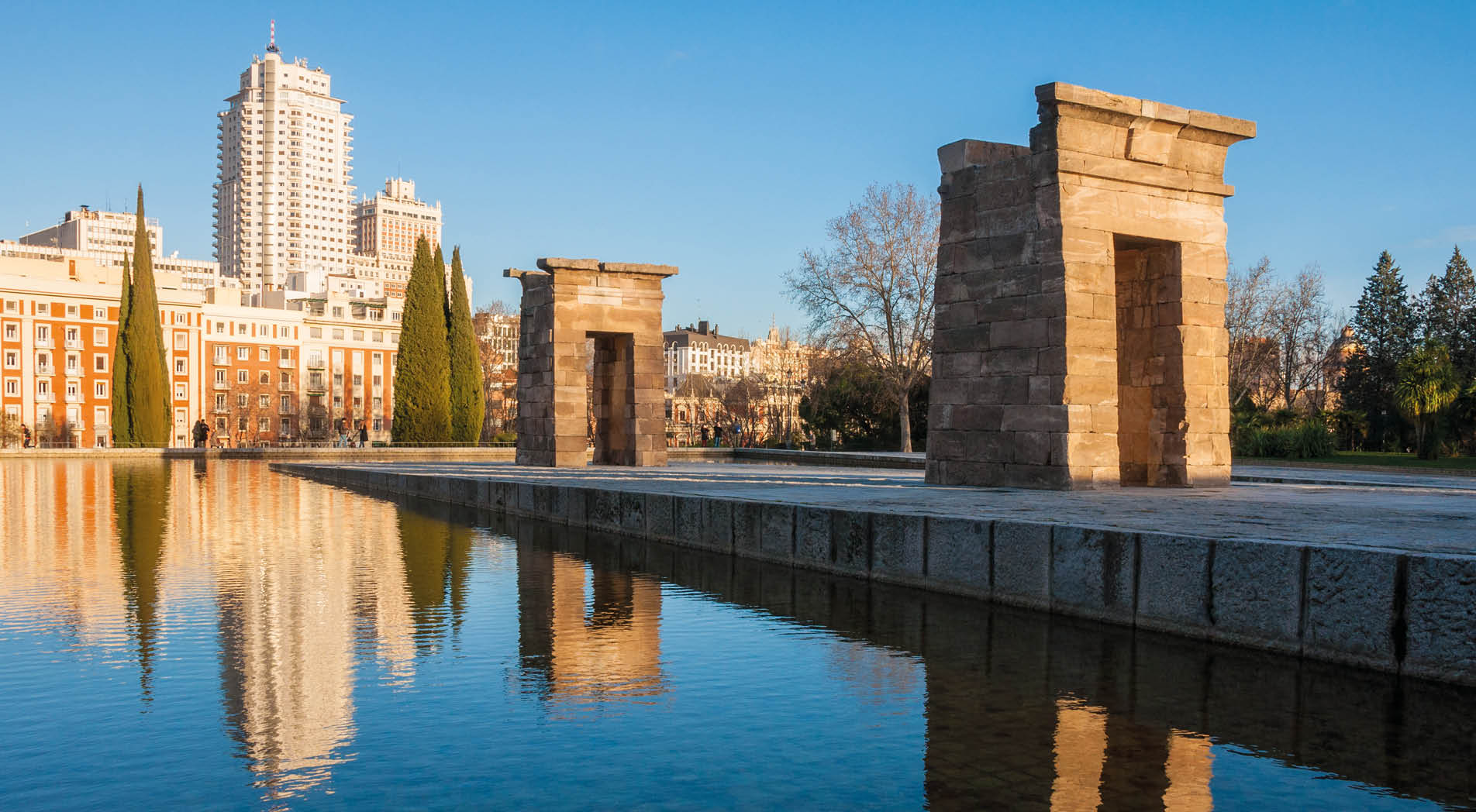 Debod temple, Madrid (Spain)