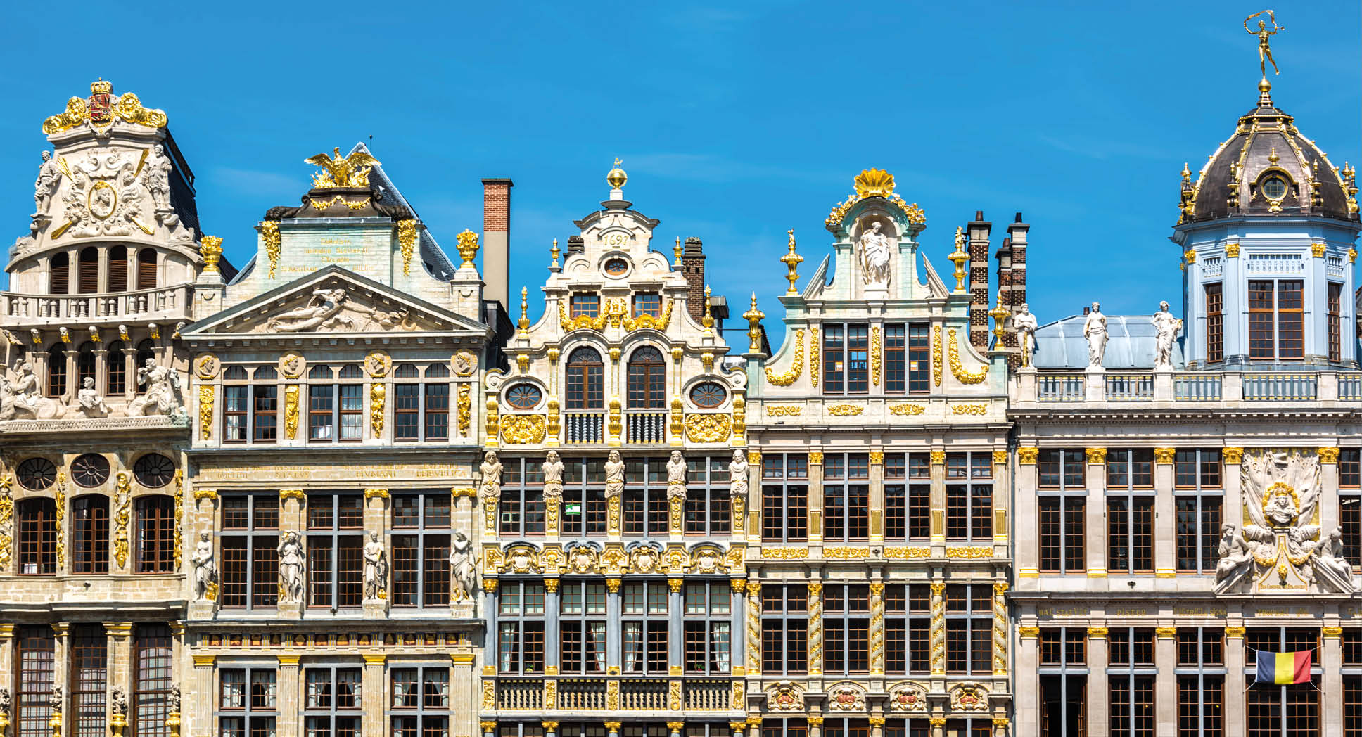 Guild houses in Brussels.