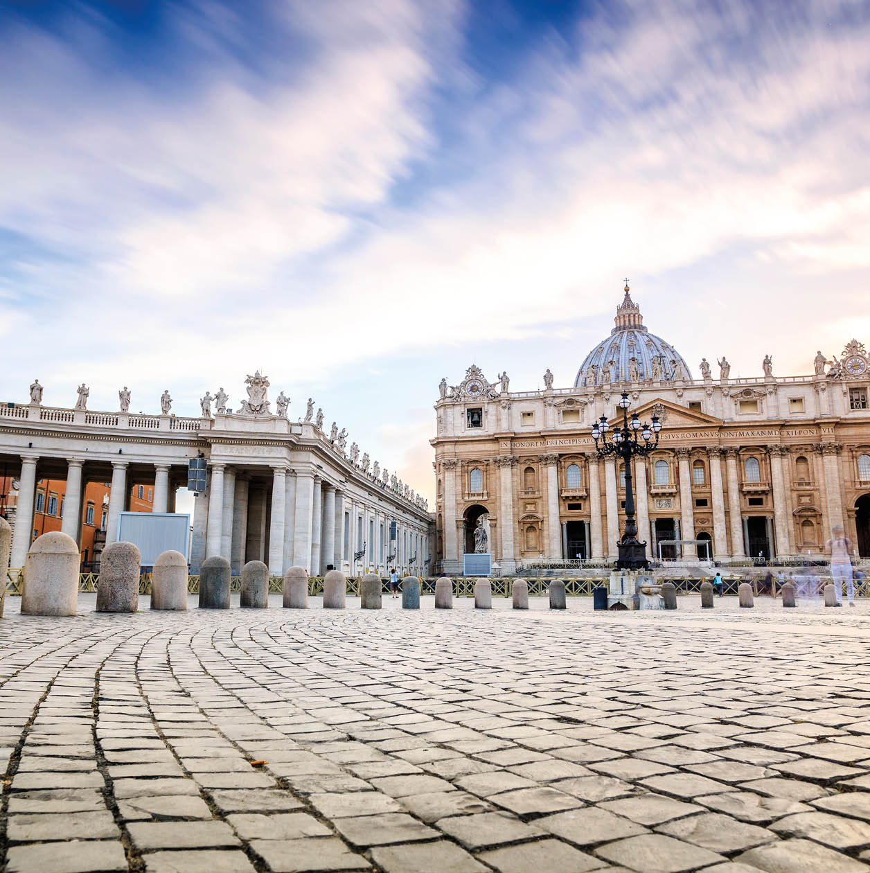 Saint Peter's Basilica and square in Vatican City, Rome, Italy