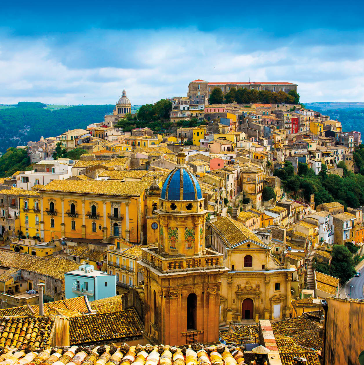 Ragusa Ibla on Sicily, Italy