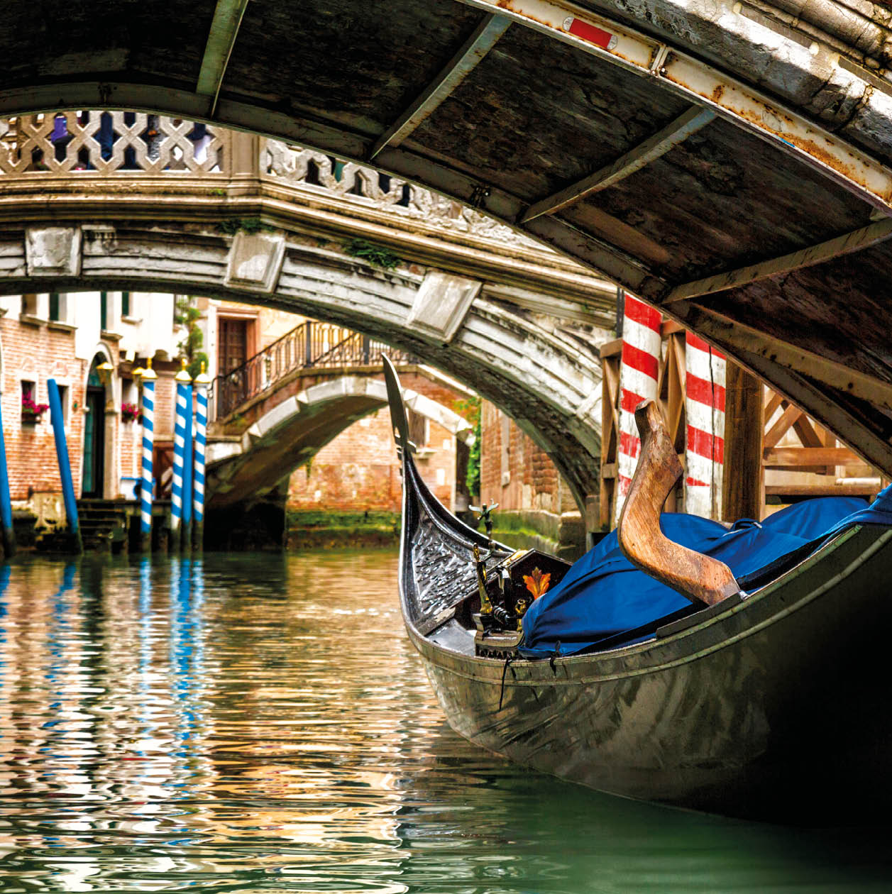 Gondola in a Venice canal