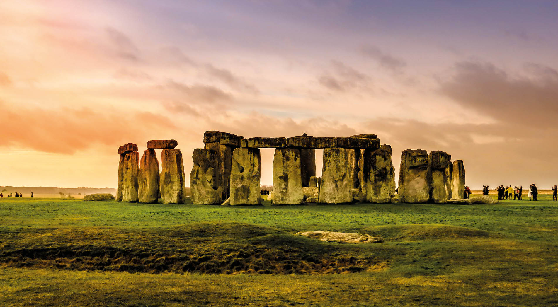 Stonehenge Sunset Landscape