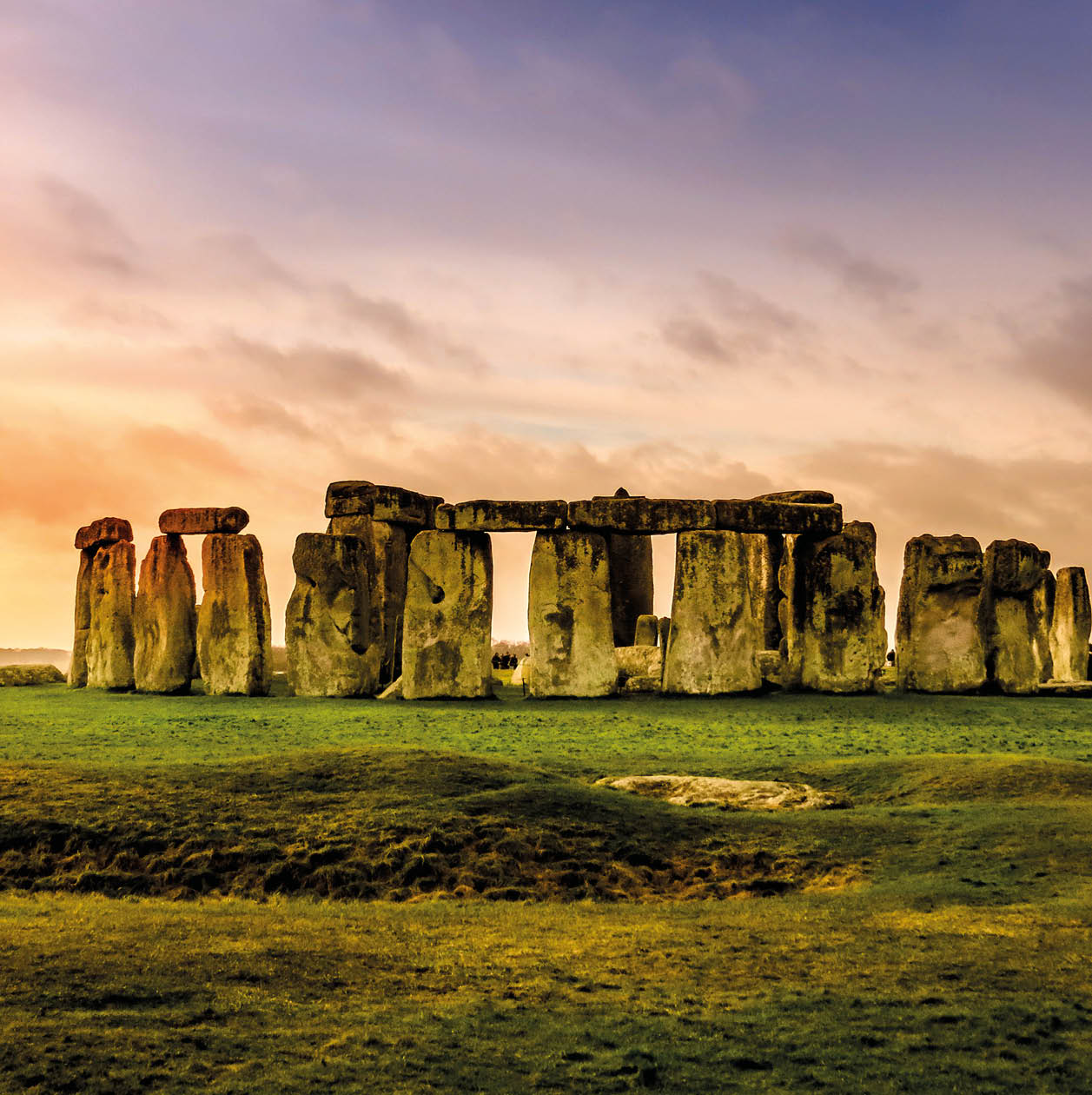 Stonehenge Sunset Landscape