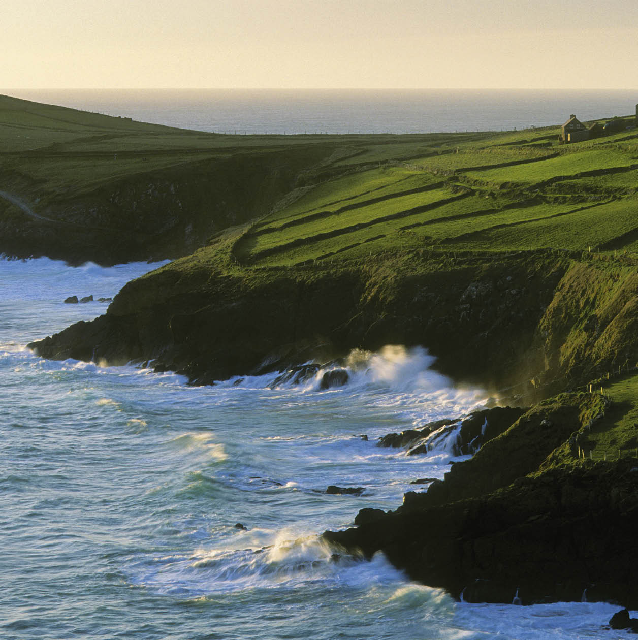 Sunset on the rugged Dingle Peninsula in southwest Ireland