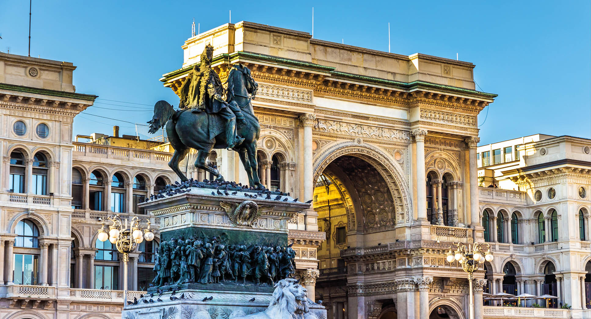 Galleria Vittorio Emanuele II in Milan, Italy
