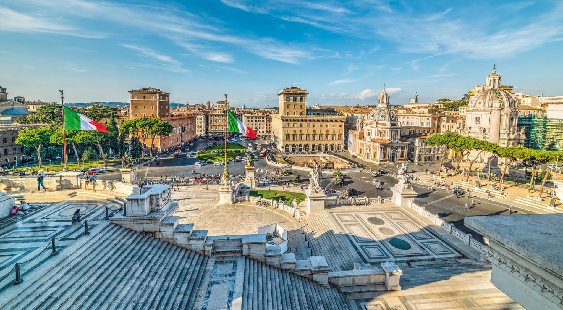 Altar of the Fatherland in Rome, Italy