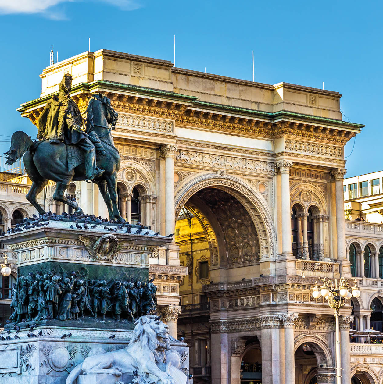 Galleria Vittorio Emanuele II in Milan, Italy