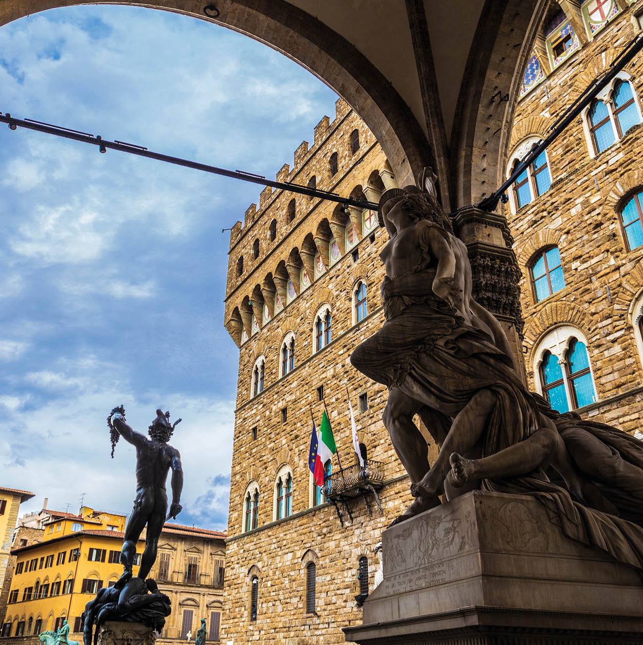 Loggia della Signoria in Florence, Italy