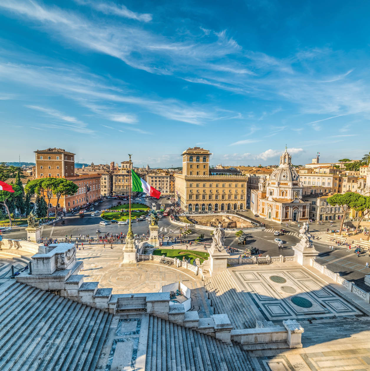Altar of the Fatherland in Rome, Italy