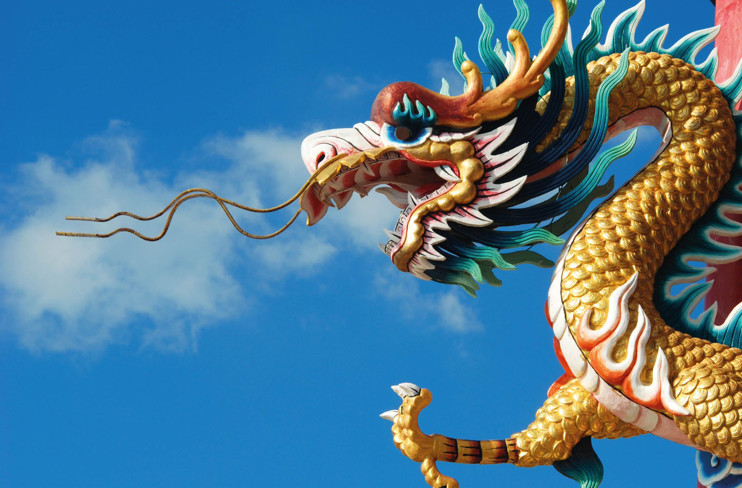 Chinese dragon symbol.